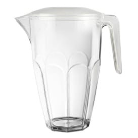 Jarra Reutilizable con Tapa Transparente SAN 2250ml (1 Ud)