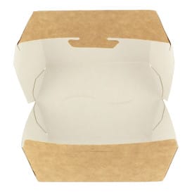 Caja Kraft para Hamburguesa 12x12x7 cm (450 Uds)