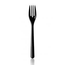 Tenedor de Plastico Magnum Negro 185mm 