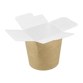 Envase Comida para Llevar 100% ECO Kraft 16Oz/480ml (50 Uds)