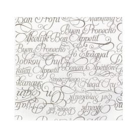 Servilletas Miniservis "Buen Provecho" 17x17cm (200 Uds)