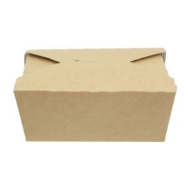 Caja Americana Kraft 15x12x6,5cm 1150ml (200 Uds)