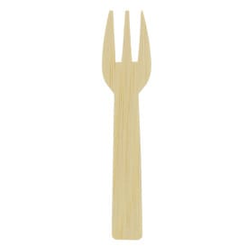 Minitenedor de Bambú Degustación 7,5cm (1.200 Uds)