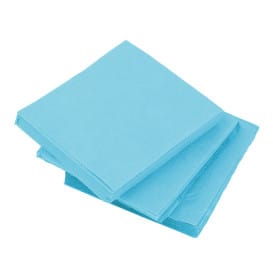 Servilleta de Papel Micropunto 20x20cm 2C Turquesa (90 Uds)