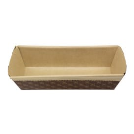 Molde Horno Kraft 24x8x7cm (240 Uds)