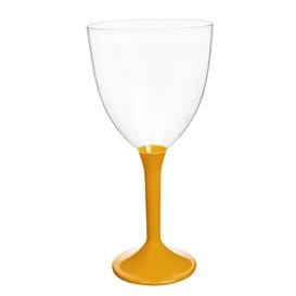 Copa Plástico Vino Pie Mango 300ml 2P (20 Uds)