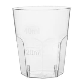 Vaso Plástico Chupito Transp. PS Ø45mm 50ml (50 Uds)
