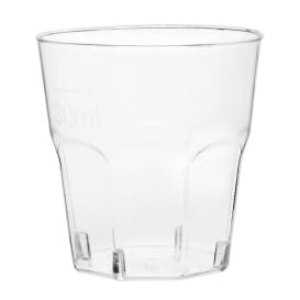 Vaso Plástico Chupito Transp. PS Ø40mm 30ml (50 Uds)