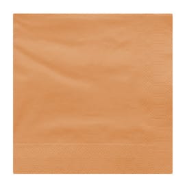 Servilleta de Papel Cenefa 30x30cm Salmón 2 Capas (100 Uds)
