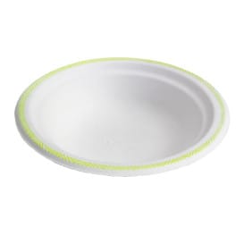 Bol de Cartón Chinet 460ml Blanco BiColor Ø18cm (1000 Uds)