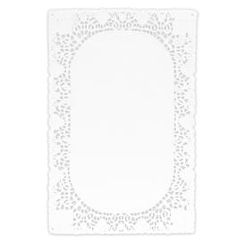 Blonda de Papel Calada Blanca Litos 20x30cm (250 Uds)