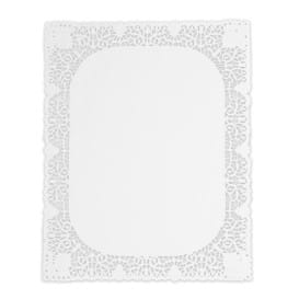 Blonda de Papel Calada Blanca Litos 40x50cm (1.000 Uds)