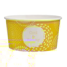 Tarrina de Cartón para Helados 5oz/140ml "Cool&Yummy" (1000 Uds)