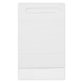 Babero Adulto con Bolsillo Blanco 36x65cm (125 Uds)