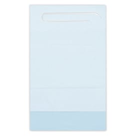 Babero Adulto con Bolsillo Azul 36x65cm (125 Uds)