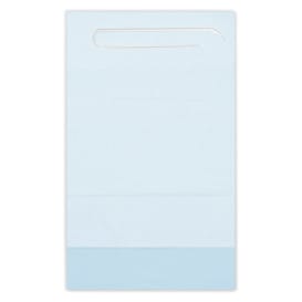 Babero Adulto con Bolsillo Azul 36x65cm (125 Uds)