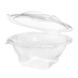 Bol Redondo Bisagra APET Transparente 750ml Ø172mm (25 Uds)