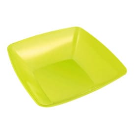 Bol PS Cristal Duro Verde 3500ml 28x28cm (1 Uds)