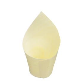 Cono de Madera Degustación 8cm (50 Uds)