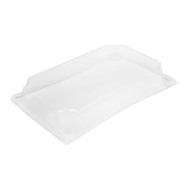 Tapa de Plástico PET para Envase 500ml 20,8x13,1cm (144 Uds)