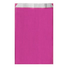 Bolsa de Papel Fucsia 26+9x46cm  