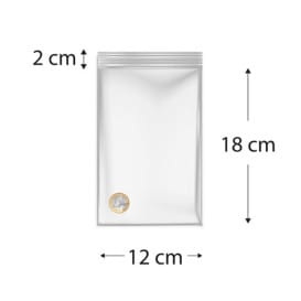 Bolsas ZIP con Autocierre 12x18cm G160 (1000 Uds)