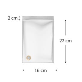 Bolsas ZIP con Autocierre 16x22cm G160 (1000 Uds)