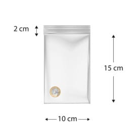 Bolsas ZIP con Cierre a Presion 10x15cm G200 (100 Uds)