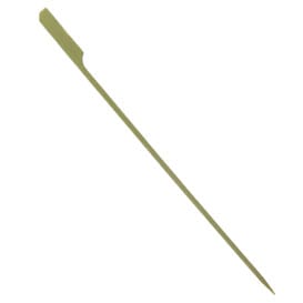 Pinchos de Bambú Decorados "Golf" Verde Natural 25cm (250 Uds)