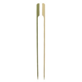 Pinchos de Bambú Decorados "Golf" Verde Natural 25cm (250 Uds)