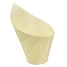Cono de Madera Degustación 14cm (50 Uds)