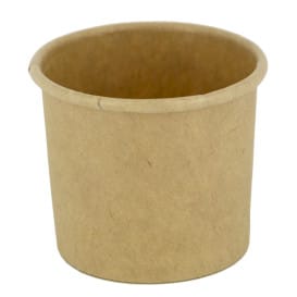 Tarrina Cartón Kraft para Salsas 30ml Ø4,3cm (1.000 Uds)