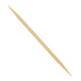 Palillos de Madera Redondo 2 Puntas 65mm (1 Ud)