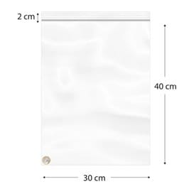 Bolsas ZIP con Cierre a Presion 30x40cm G200 (100 Uds)