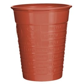 Vaso de Plástico PS Rojo 200ml Ø7cm (1.500 Uds)