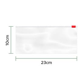 Bolsa Polietileno Cierre por Cursor 23x10cm G250 (50 Uds)
