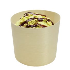 Vaso de Madera Degustación 0,5 Oz/14ml 4,4x4,5cm (100 Uds)