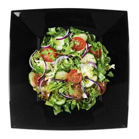 Plato Duro Reutilizable PP Llano Negro "Nice" 29cm (12 Uds)