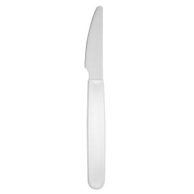 Cuchillo Reutilizable Durable PP Blanco 18,5cm (6 Uds)