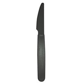 Cuchillo Reutilizable Durable PP Antracita 18,5cm (180 Uds)