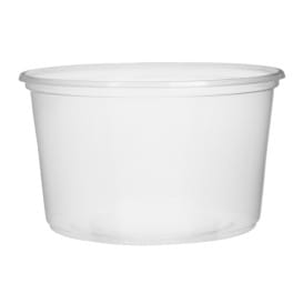 Tarrina de Plástico Transparente 300ml Ø10,5cm (100 Uds)