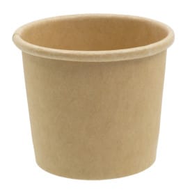 Tarrina Cartón Kraft para Salsas 30ml Ø4,4cm (2.000 Uds)