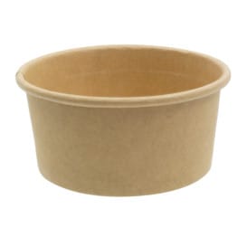 Tarrina Cartón Kraft para Salsas 60ml Ø6,7cm (2.000 Uds)