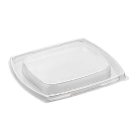 Tapa Rectangular rPET para Ensaladera 15x12cm (400 Uds)