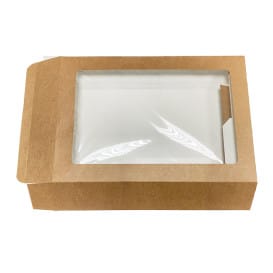 Caja Kraft con Ventana 31x22,5x8,2cm (25 Uds)