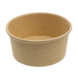 Tarrina Cartón Kraft para Salsas 60ml Ø6,7cm (50 Uds)