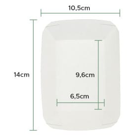 Barqueta 250ml Kraft 9,6x6,5x4,2cm (25 Uds)