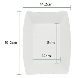 Barqueta 525ml Kraft 12,2x8x5,5cm (25 Uds)