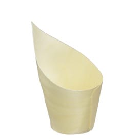 Cono de Madera Degustación 8cm (50 Uds)