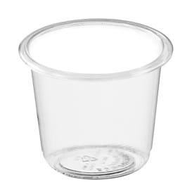 Tarrina PLA Transparente para Salsas 30ml Ø4,5cm (5.000 Uds)